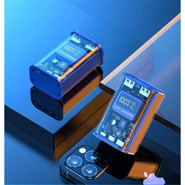 Powerbank Cyberpunk 10000mAh Transparente