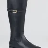 BOTA CAVALEIRA EM PELE